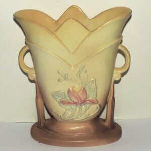 Vintage MCM Hull Art Number 7 Vase Mauve Magnolia Matte Finish Home Decor